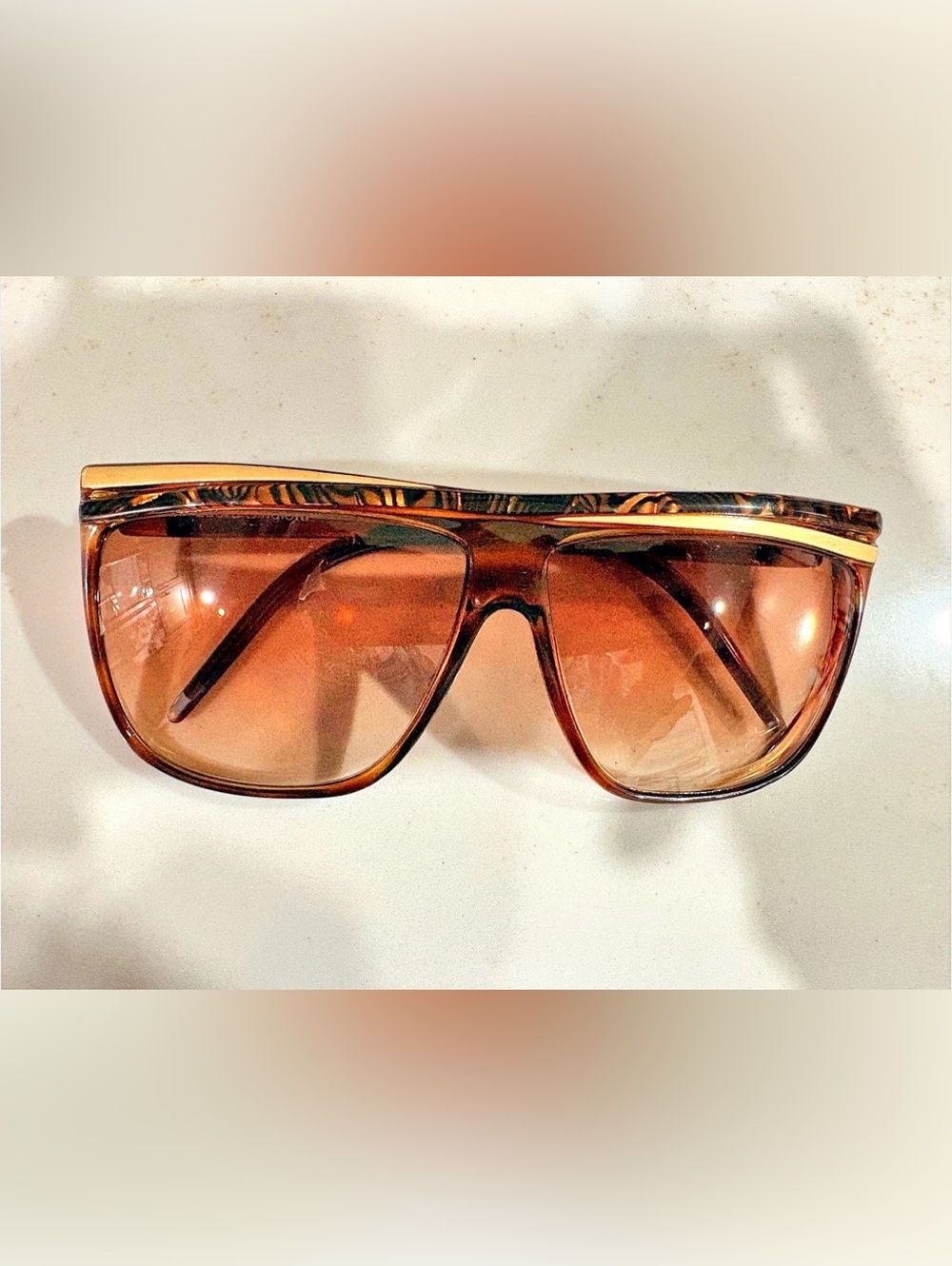 Laura Biagiotti Brown Tortoiseshell Glasses